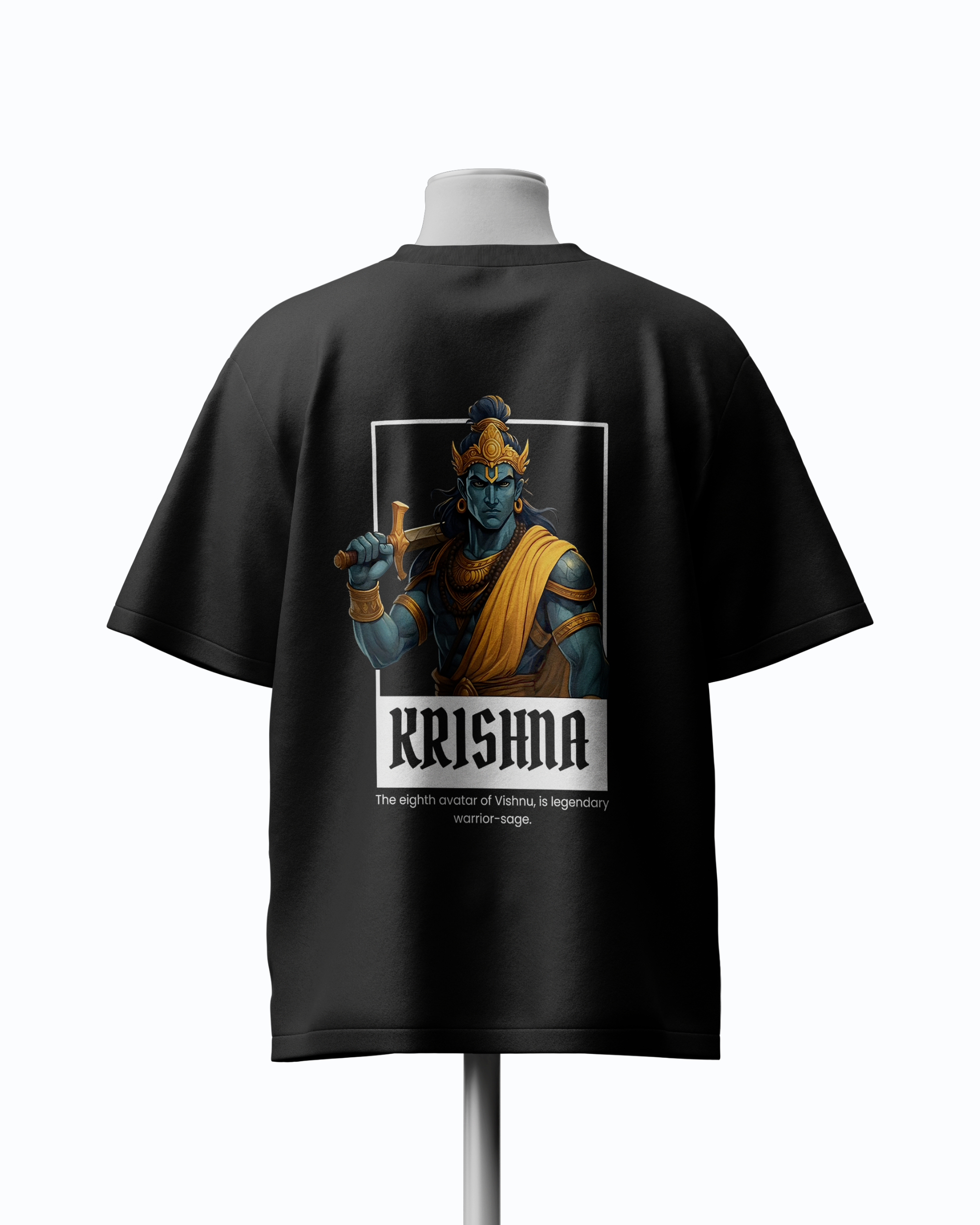 Krishna Tatva Oversized Tee - Image 4