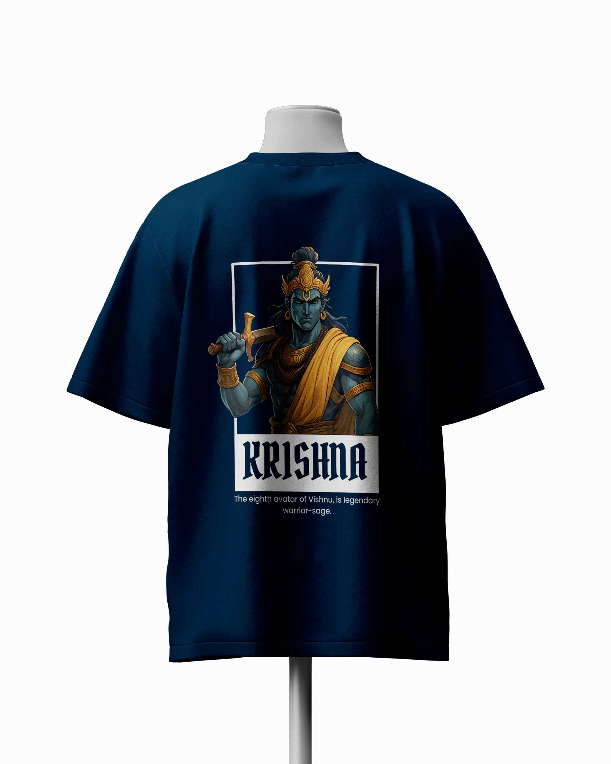 Krishna Tatva Oversized Tee - Image 6