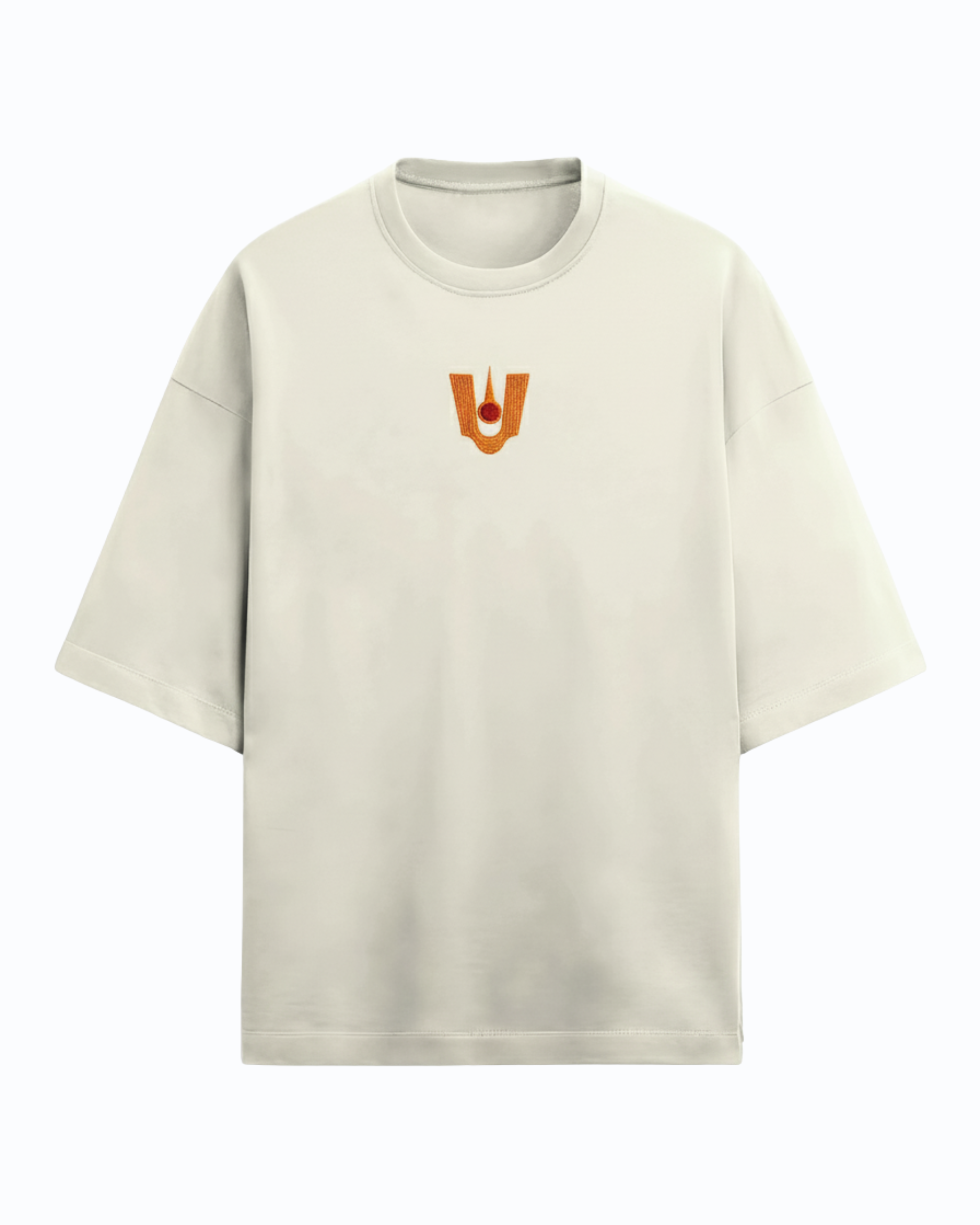 Anjaneya Tilak Embroidered Oversized Unisex Tee - Image 4