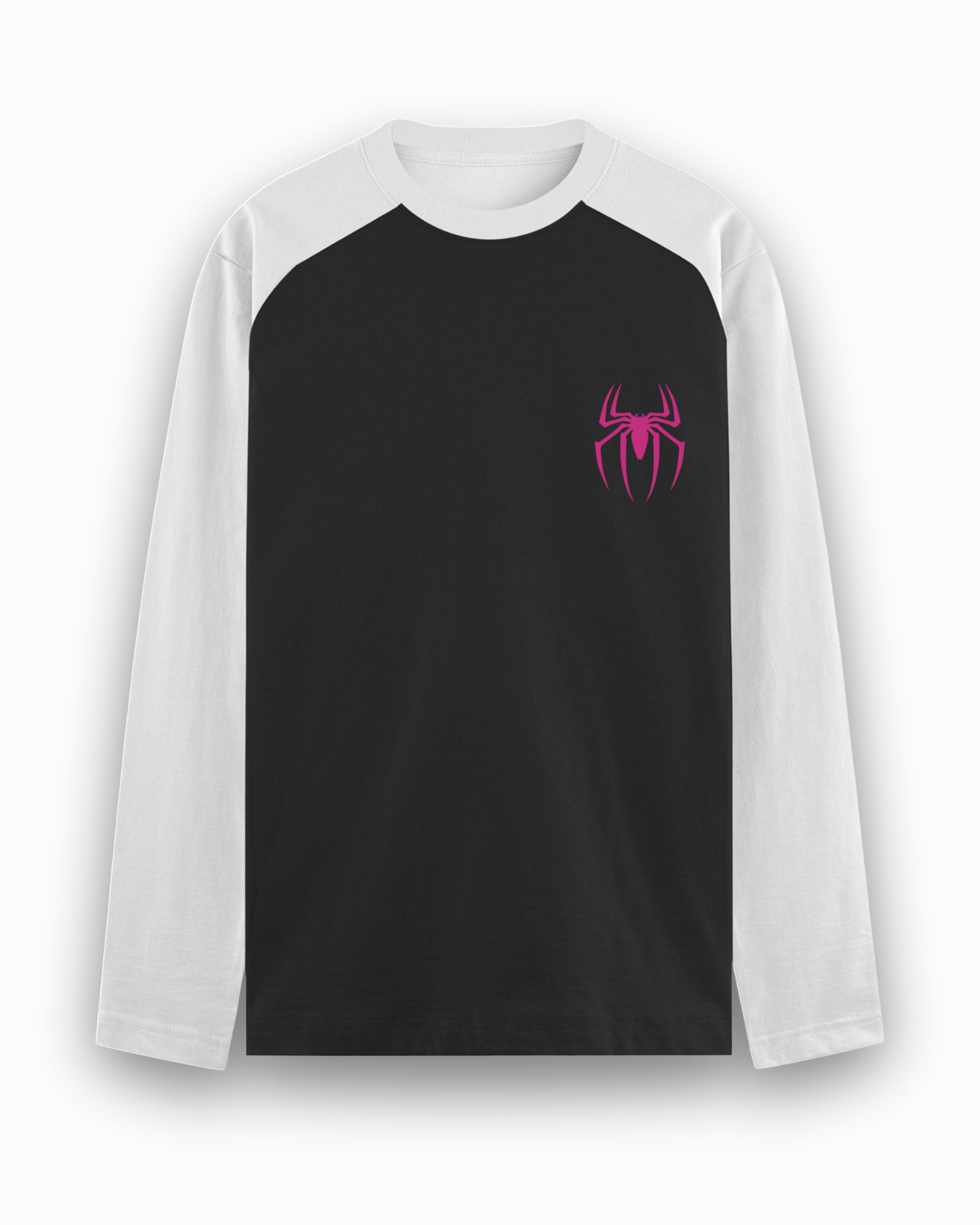 SpiderWoman (Gwen Stacy) Everyday Raglan Unisex Tee - Image 3