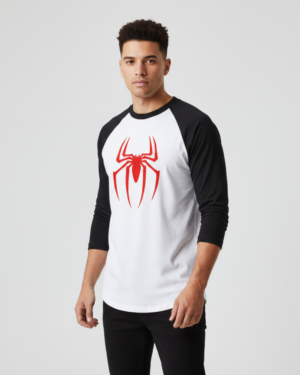 SpiderMan Icon Raglan Unisex Tee