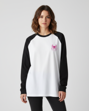 SpiderWoman (Gwen Stacy) Everyday Raglan Unisex Tee