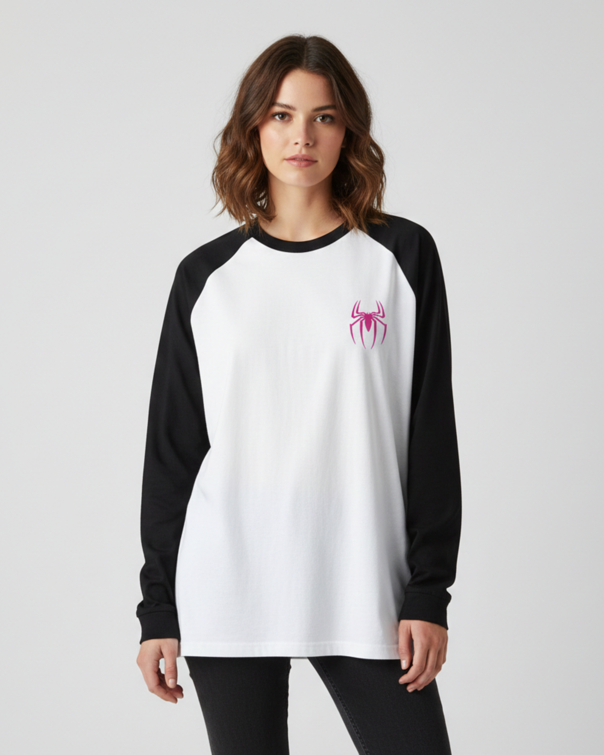 SpiderWoman (Gwen Stacy) Everyday Raglan Unisex Tee