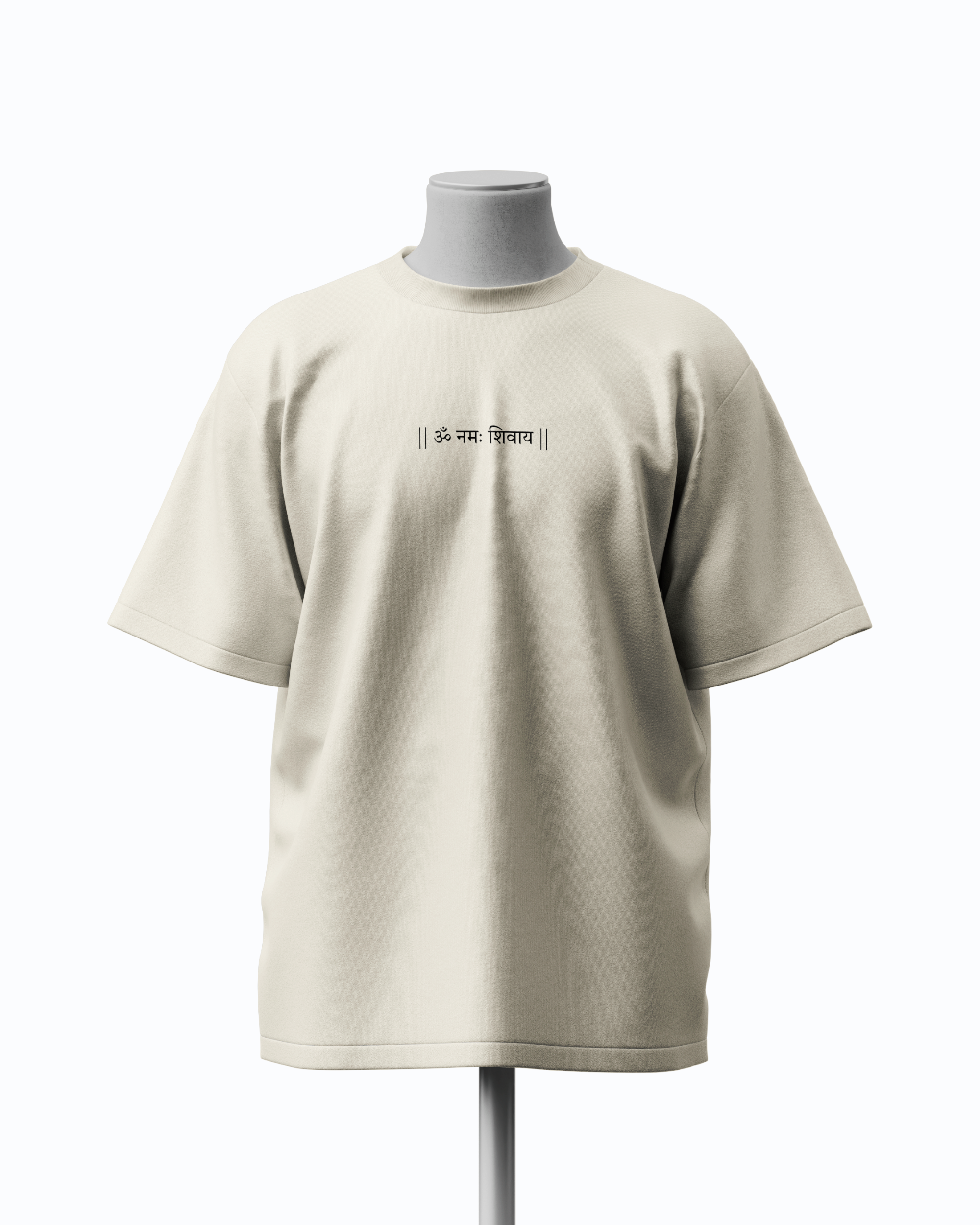Om Namah Shivaya Oversized Unisex Tee - Image 4