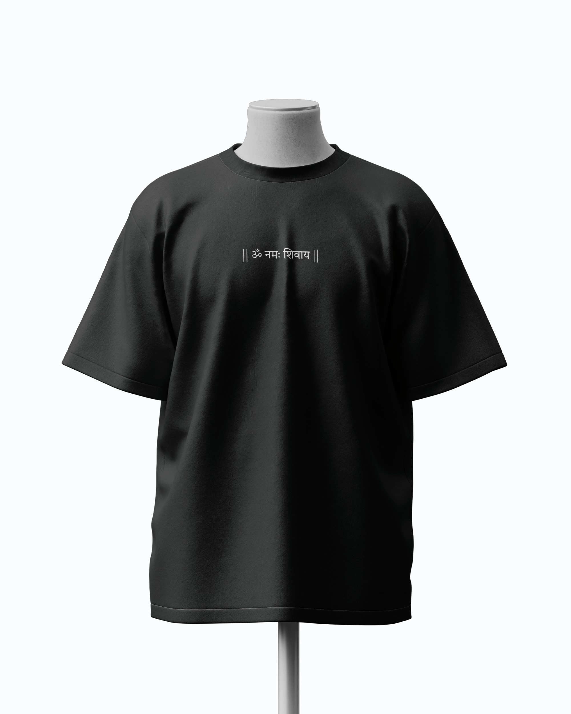Om Namah Shivaya Oversized Unisex Tee - Image 3