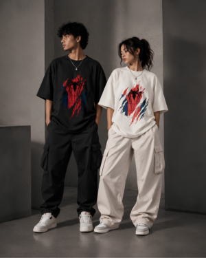 Spider Rift Terry Oversize Unisex Tee