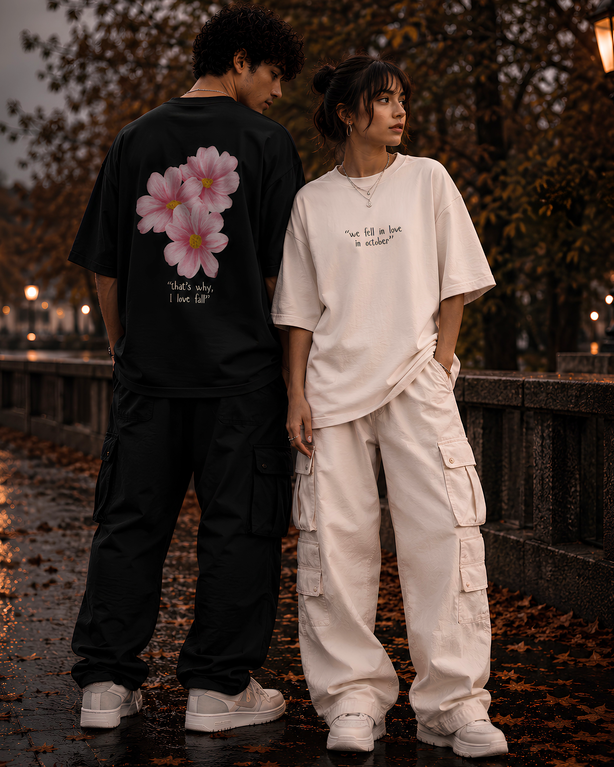 Fell In October Oversized Unisex Tee