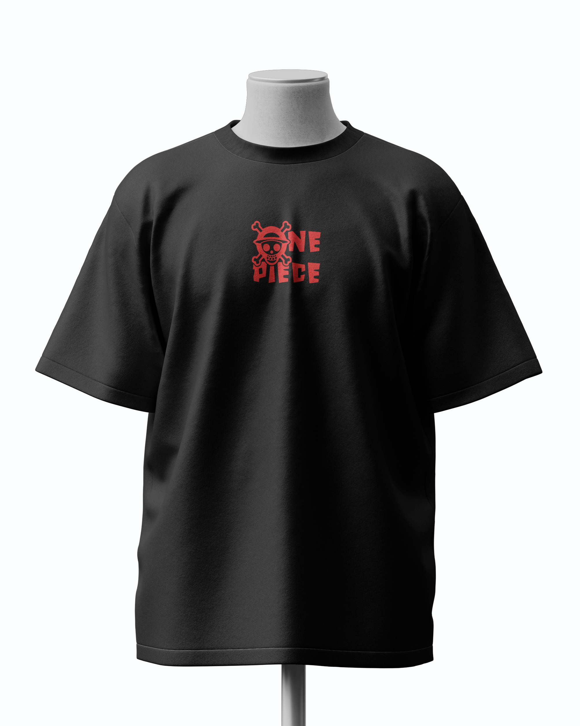 One Piece Skull Unisex Oversized Tee - Image 3