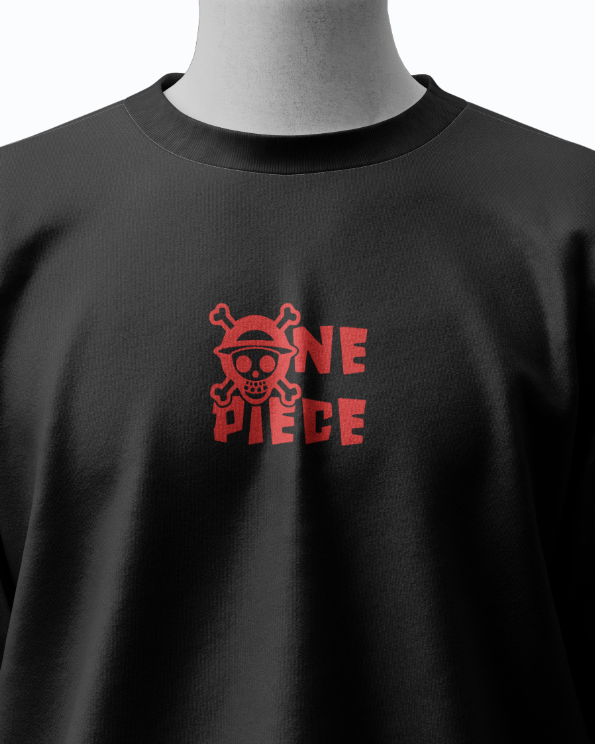 One Piece Skull Unisex Oversized Tee - Image 4