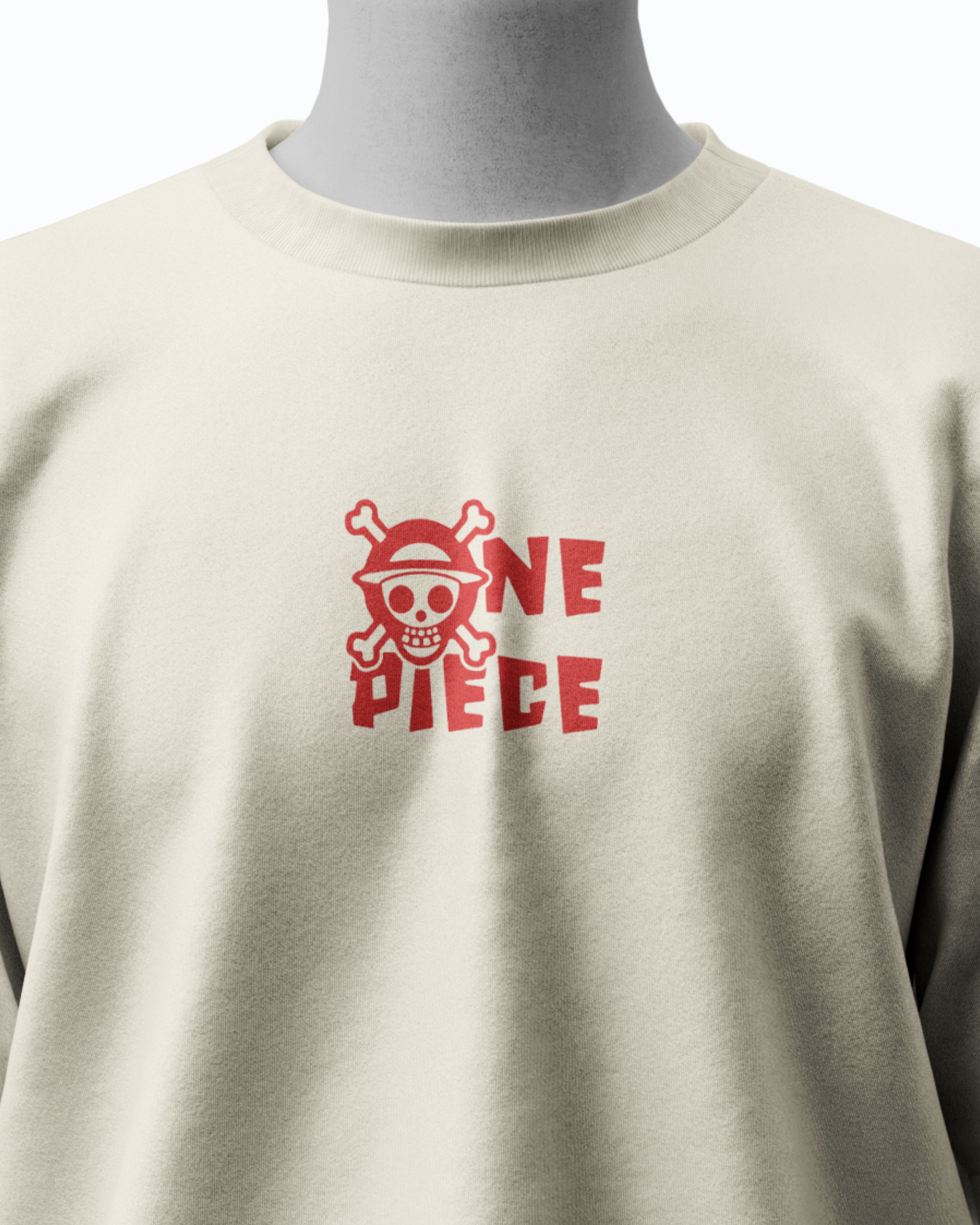 One Piece Skull Unisex Oversized Tee - Image 5