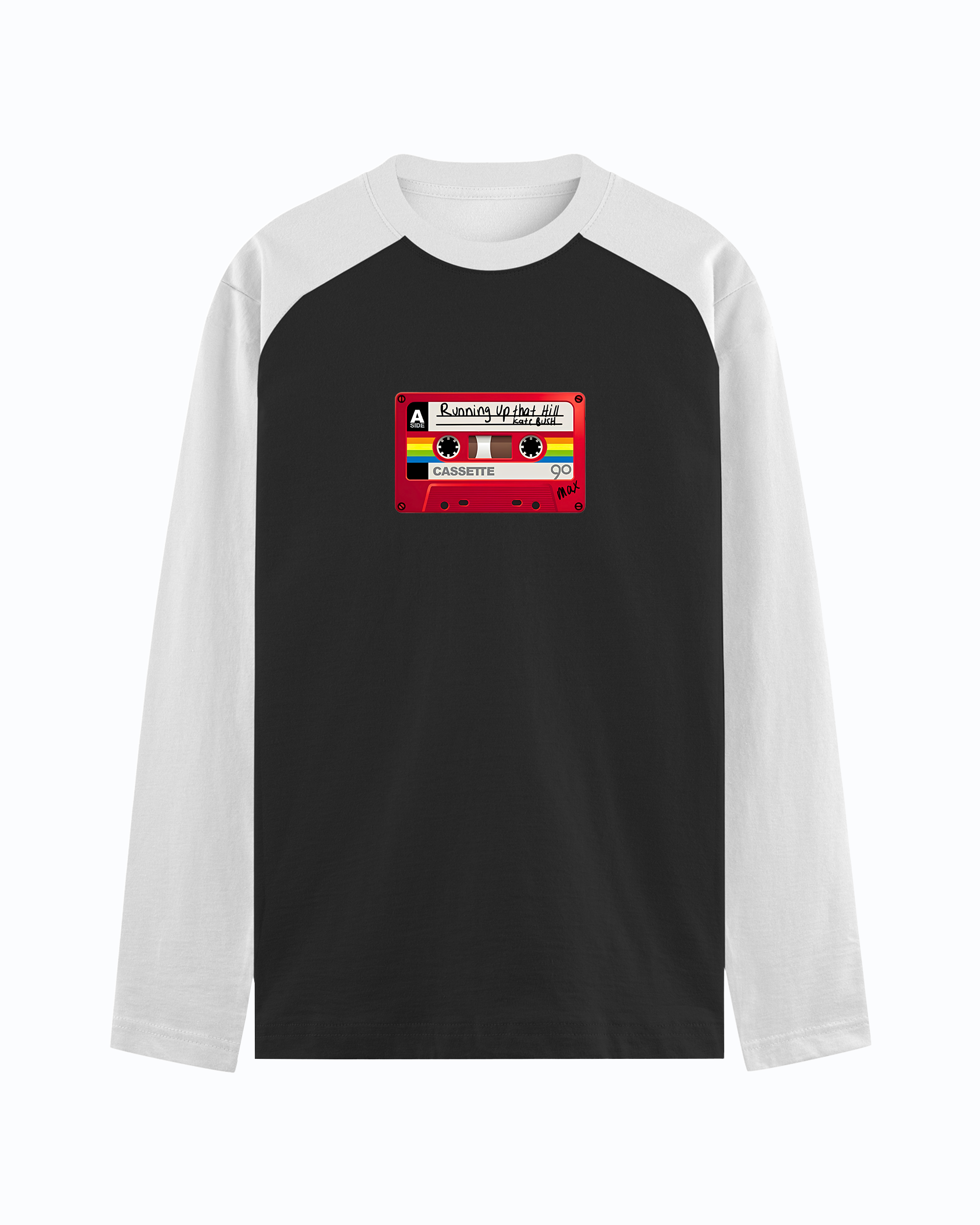 Stranger Things Running Up That Hill Raglan Tshirt - Image 4
