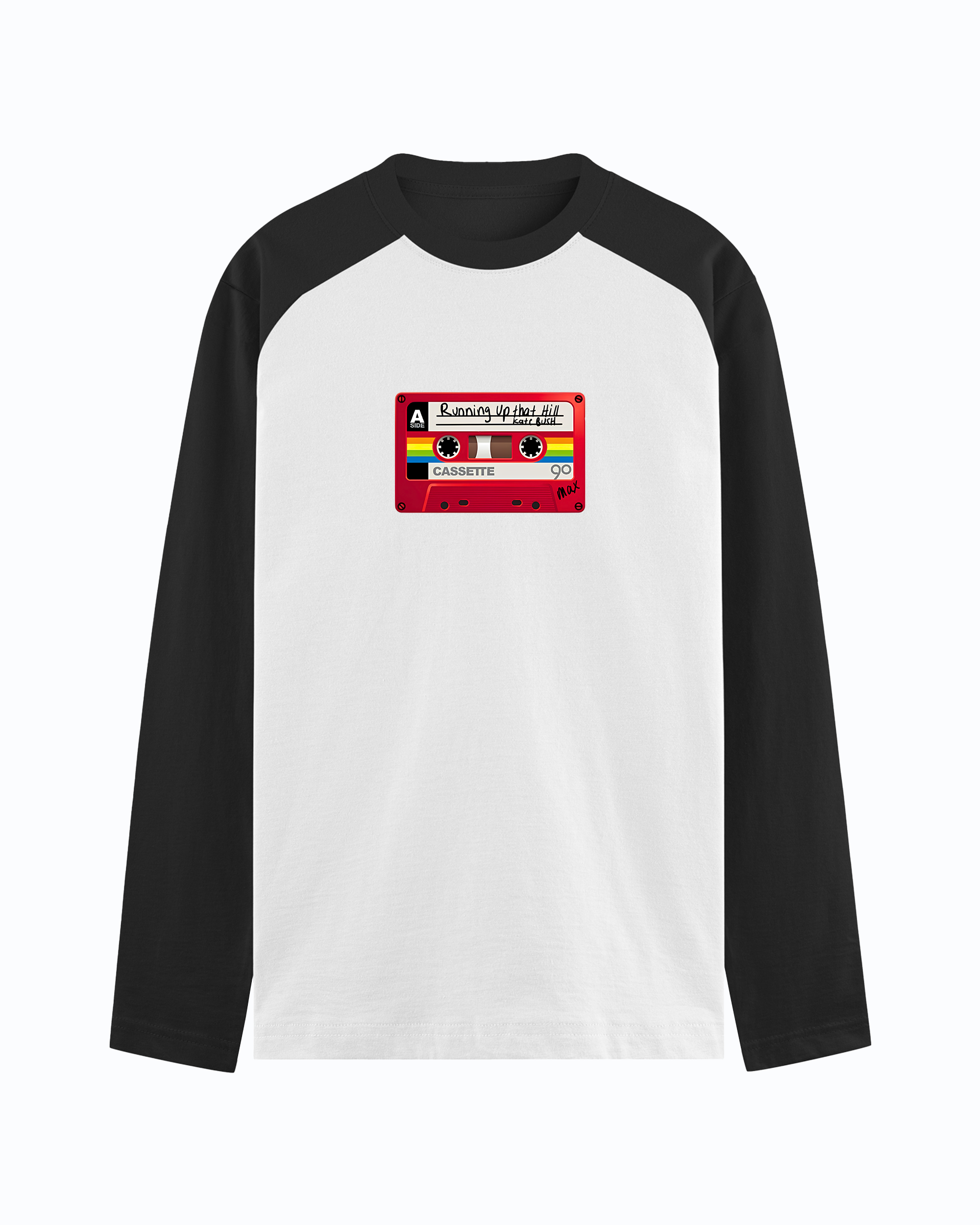 Stranger Things Running Up That Hill Raglan Tshirt - Image 2
