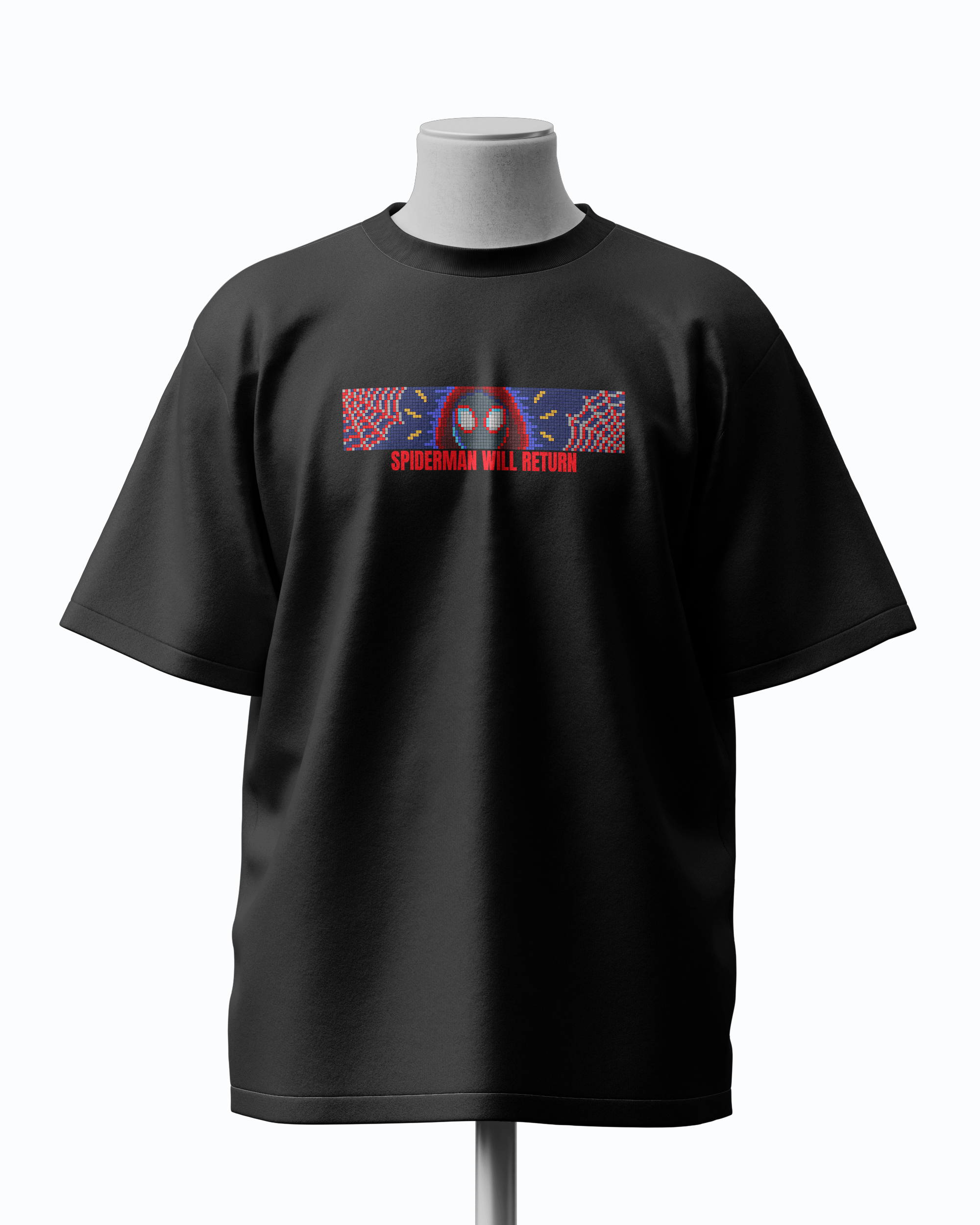 Spiderman Will Return Oversized Tee - Image 4