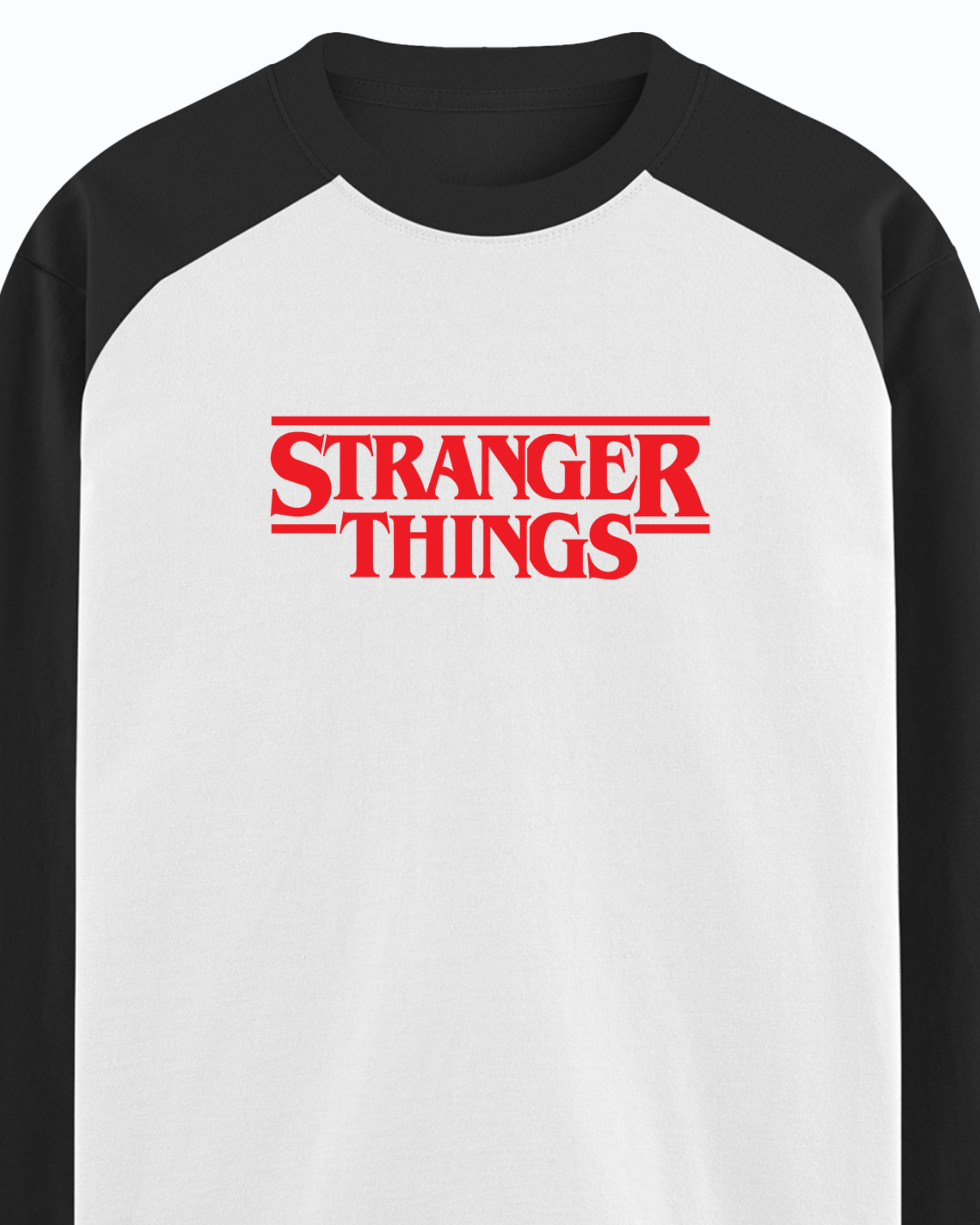 Stranger Things Logo Raglan Tshirt - Image 3