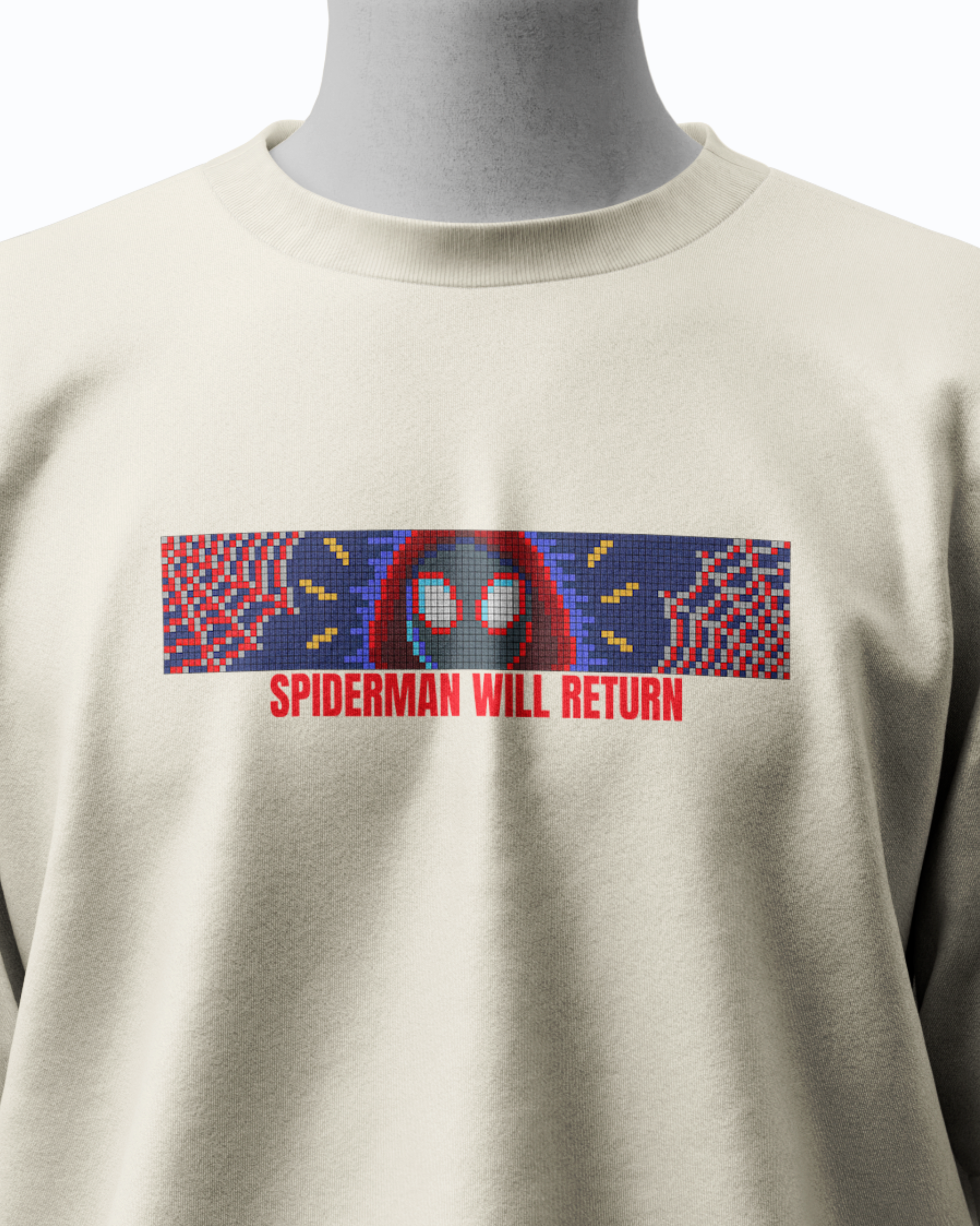 Spiderman Will Return Oversized Tee - Image 3