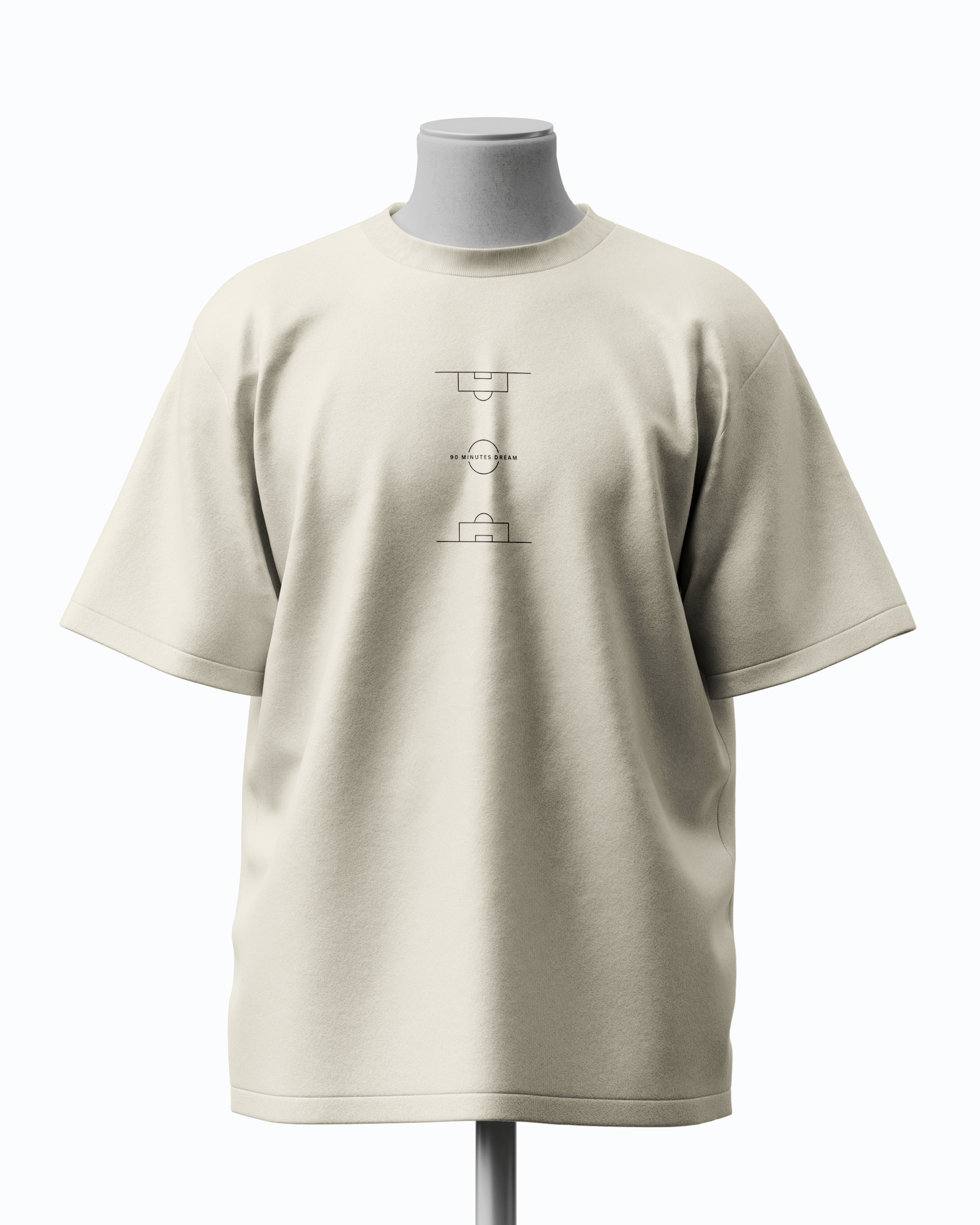 90 Minutes Dream Oversized Terry T-Shirt - Image 2