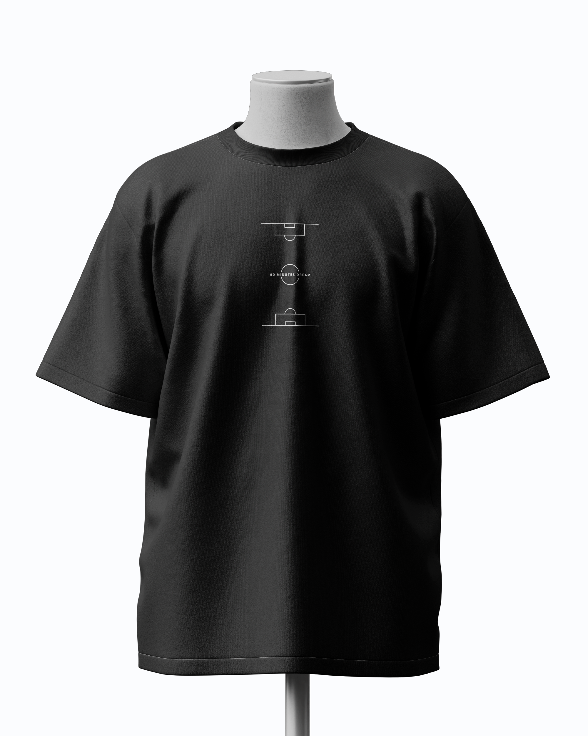 90 Minutes Dream Oversized Terry T-Shirt - Image 4