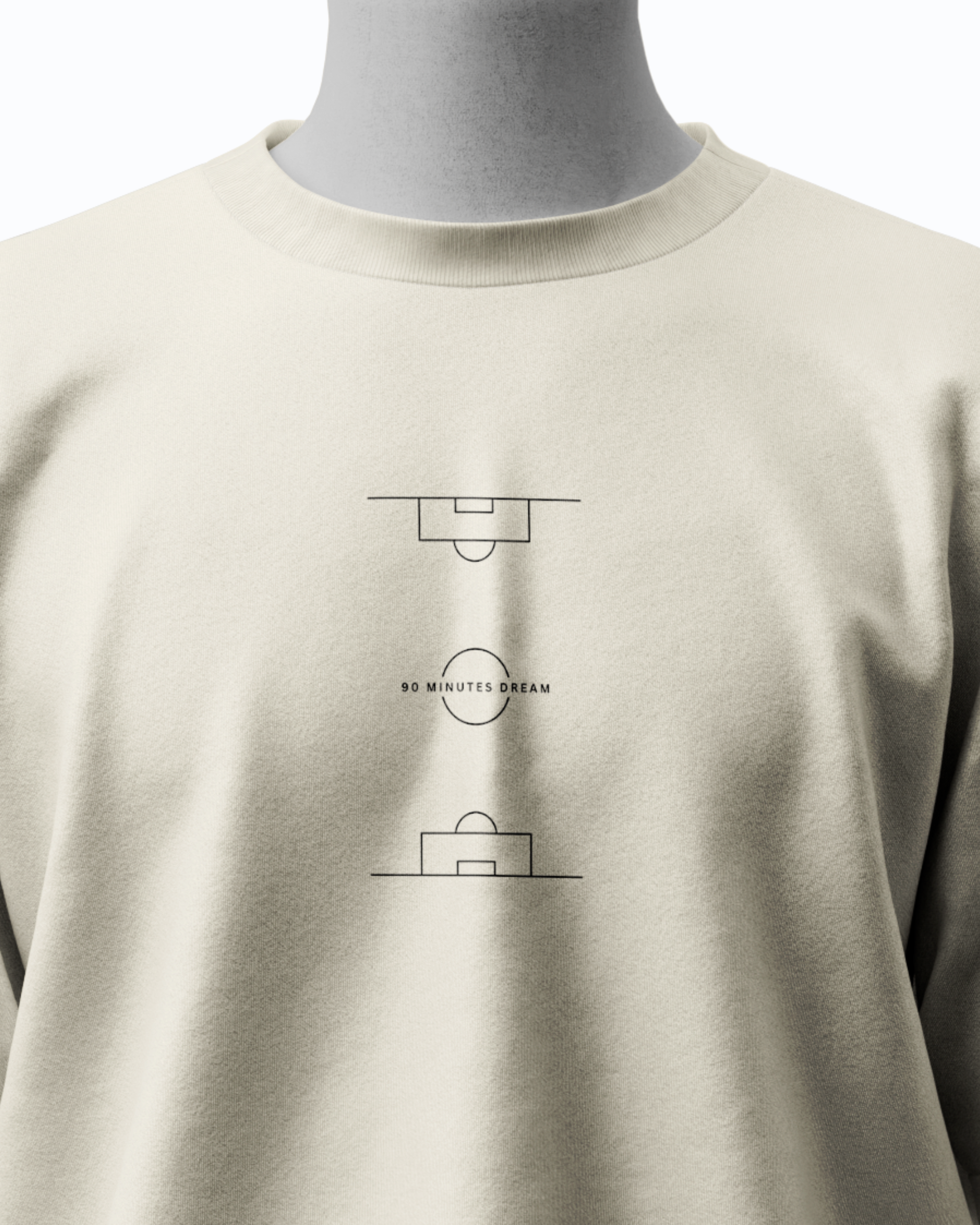90 Minutes Dream Oversized Terry T-Shirt - Image 3