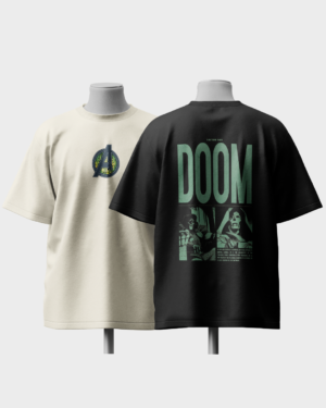 Doctor Doom Vintage Comic Oversized T-Shirt